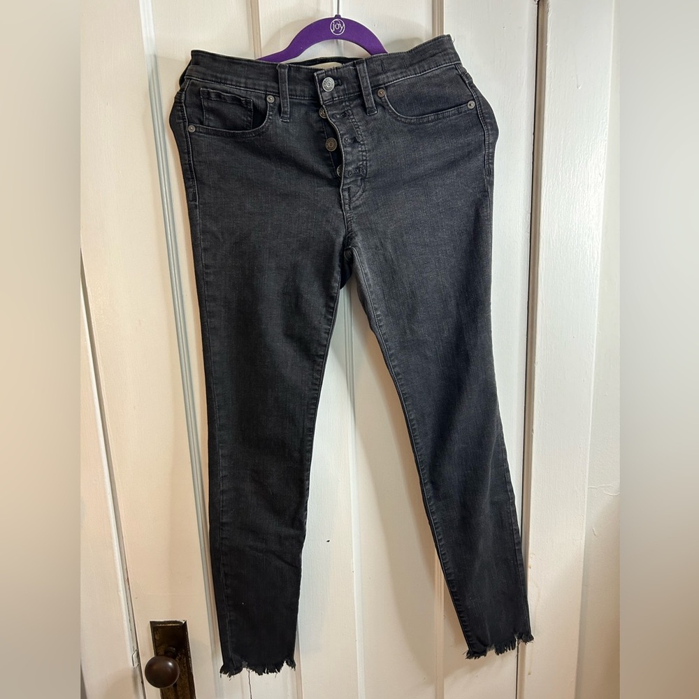 Madewell Fringed Skinny Jeans